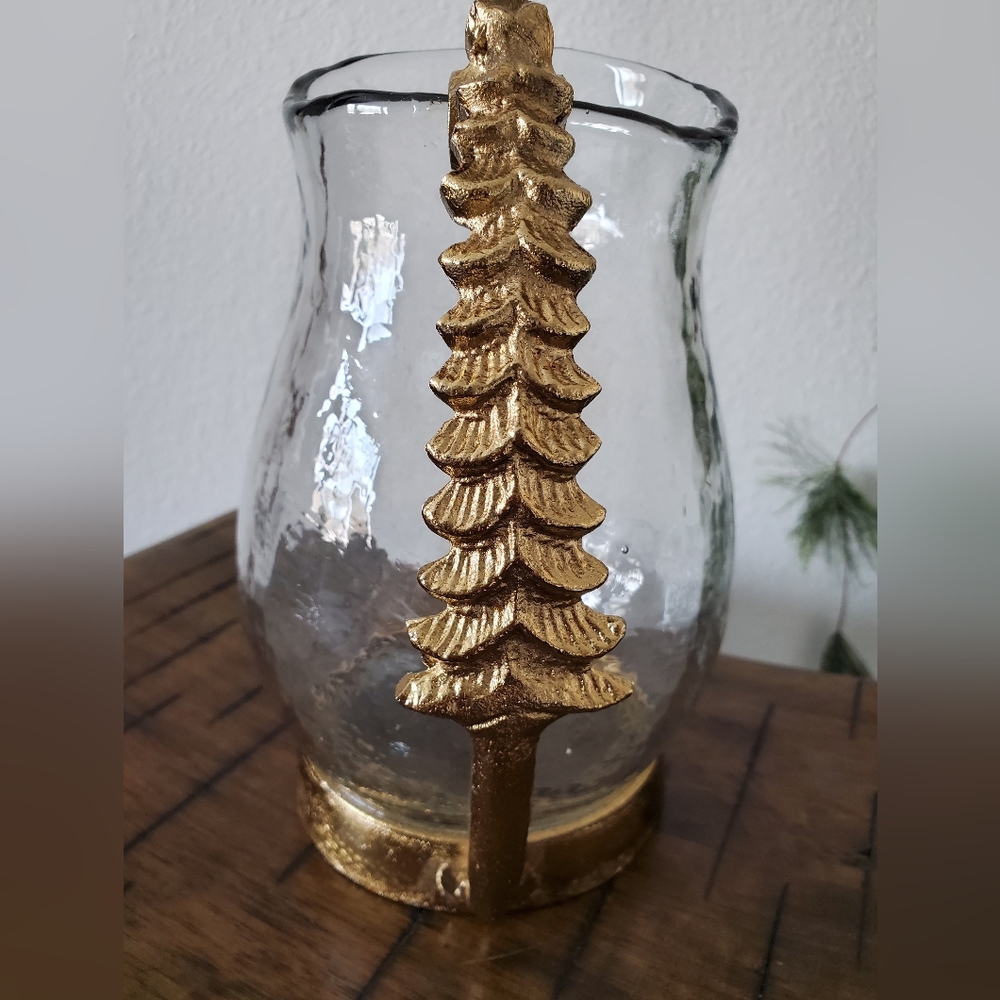 Pine Tree Glass India Pitcher - Picture 3 of 13